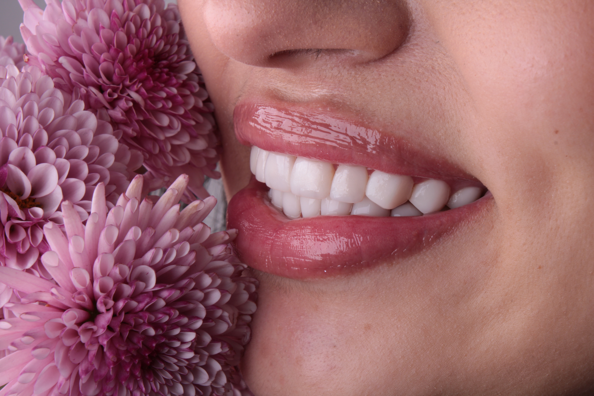 Sorriso com flores — 2